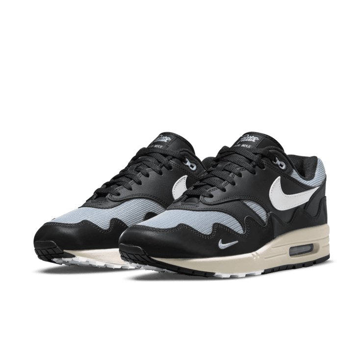 Nike Air Max 1 Patta Waves Black Angle 2