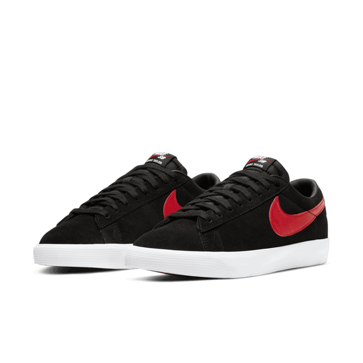 Nike SB Zoom Blazer Low GT Black University Red Angle 2