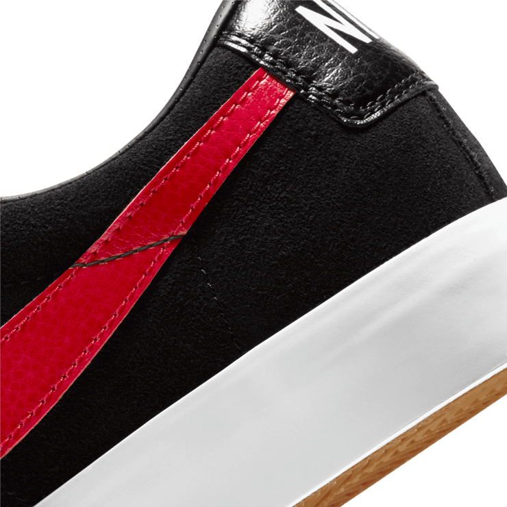 Nike SB Zoom Blazer Low GT Black University Red Angle 5