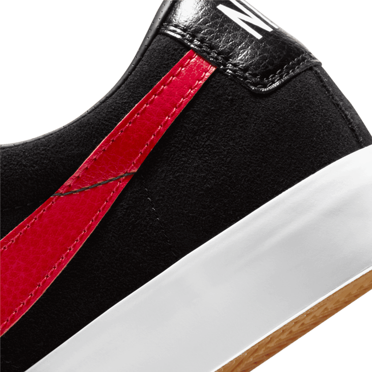 Nike SB Zoom Blazer Low GT Black University Red Angle 5