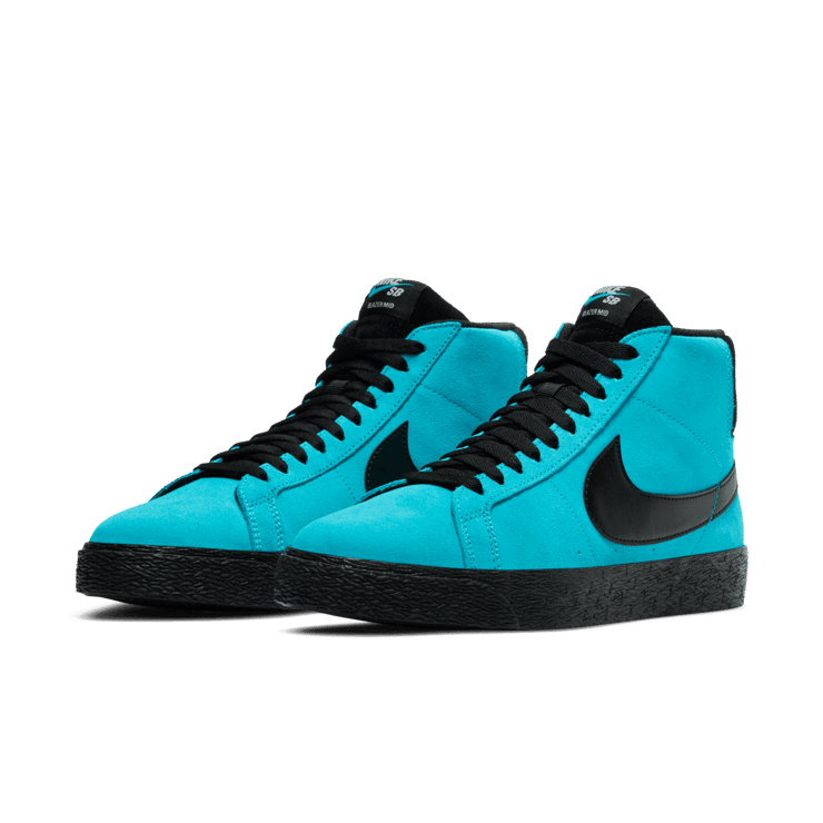 Nike SB Zoom Blazer Mid Baltic Blue Angle 2