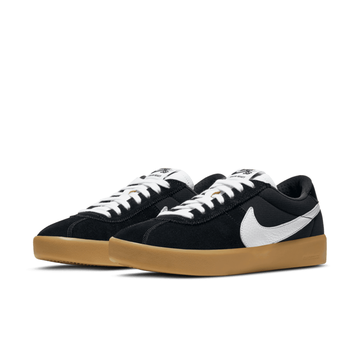 Nike SB Bruin React Black White Gum Angle 2