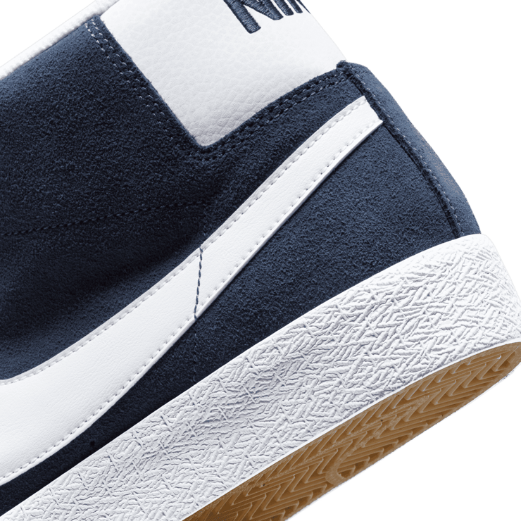 Nike SB Zoom Blazer Mid Navy White Angle 5