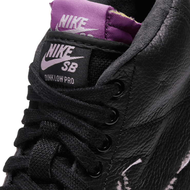 Nike SB Zoom Blazer Mid Edge Black Pink Rise Angle 6