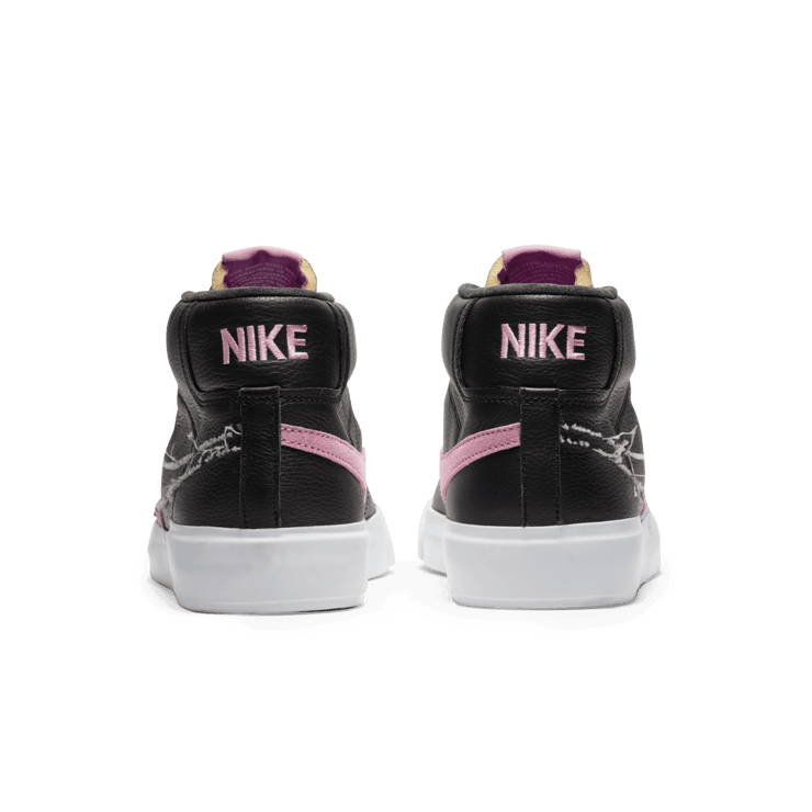 Nike SB Zoom Blazer Mid Edge Black Pink Rise Angle 3