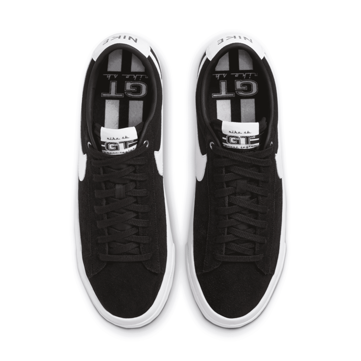 Nike SB Zoom Blazer Low Pro GT Black White Angle 0