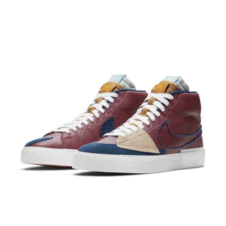 Nike SB Blazer Mid Edge Team Red Angle 2