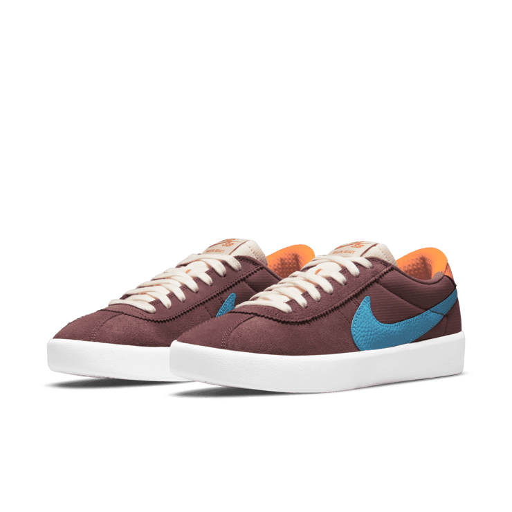 Nike Bruin React SB Dark Wine Dutch Blue Angle 2