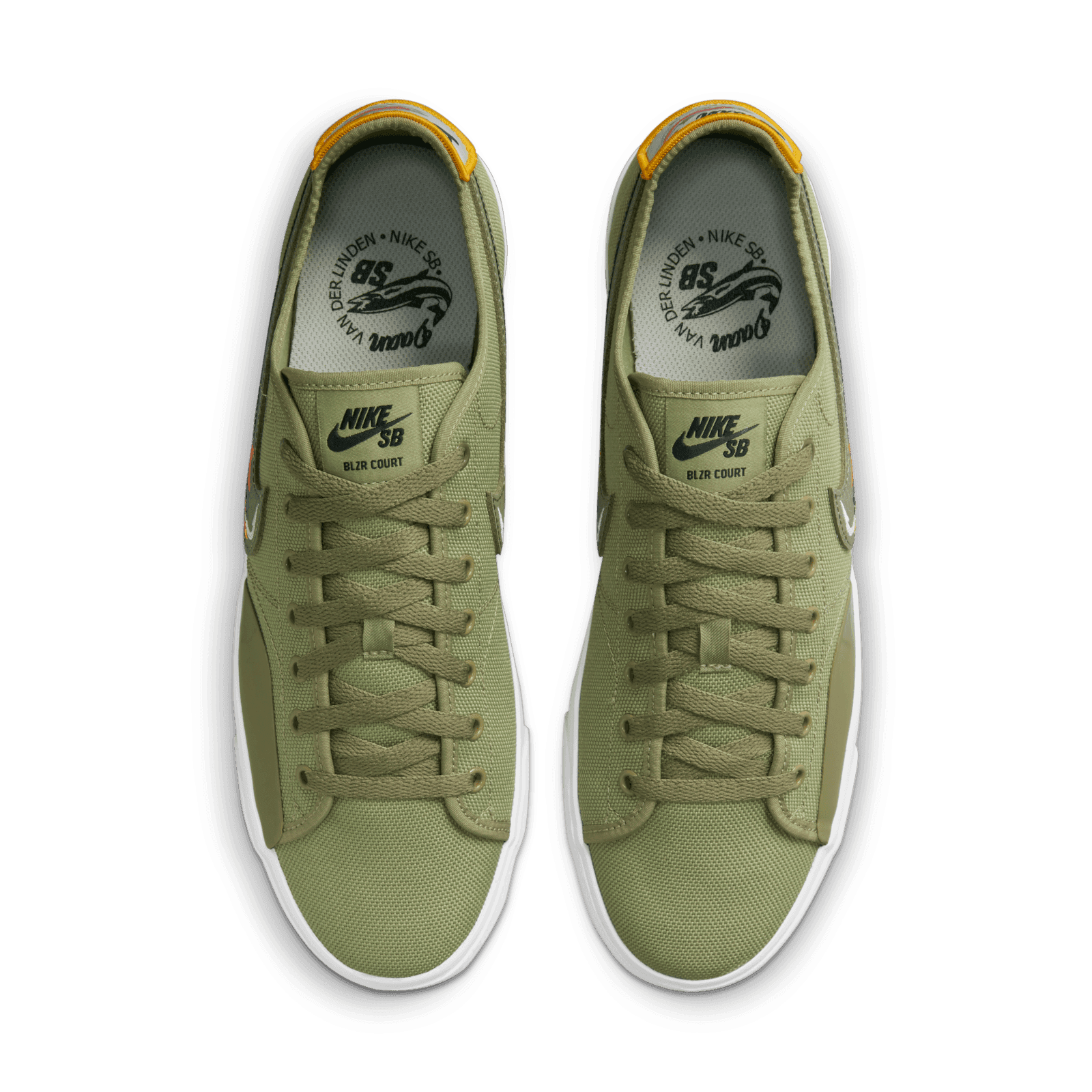 Nike SB Blazer Court Daan Van Der Linden Dusty Olive - CZ5605-300