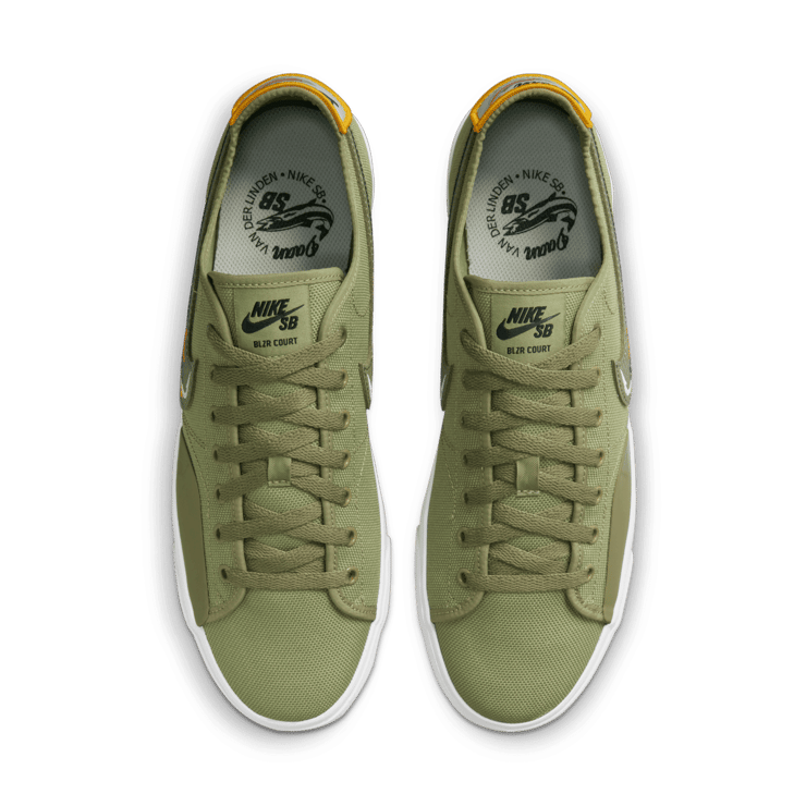 Nike SB Blazer Court Daan Van Der Linden Dusty Olive Angle 1