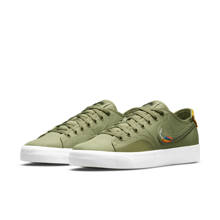 Nike SB Blazer Court Daan Van Der Linden Dusty Olive Angle 2