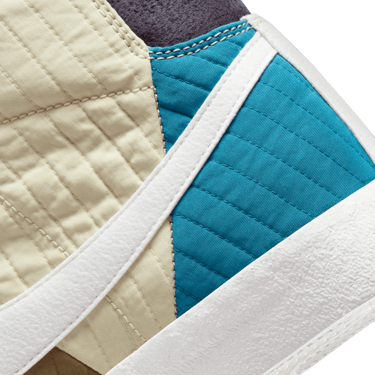 Nike Blazer Mid 77 Premium Toast Sail Quilted Angle 5