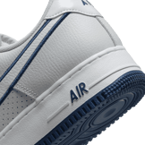 Nike Air Force 1 '07 Low Embroidered Swoosh Photon Dust Midnight Navy Angle 5