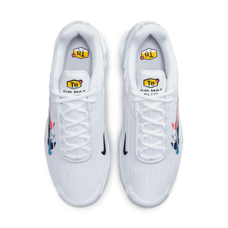 Nike Air Max Plus 3 Quadruple Swoosh White Angle 1