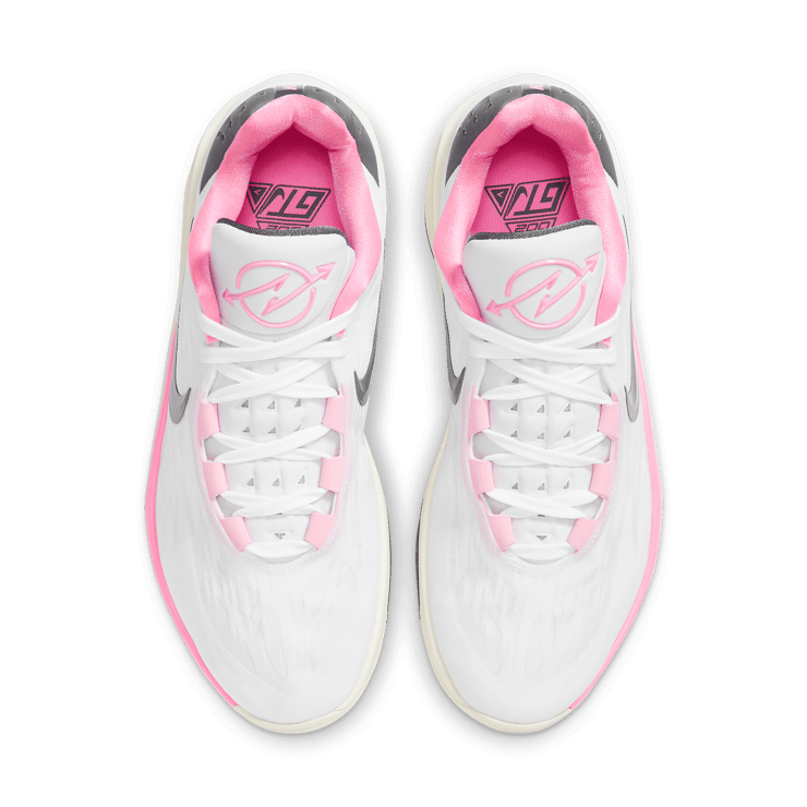 Nike Air Zoom GT Cut 2 White Grey Pink Angle 1