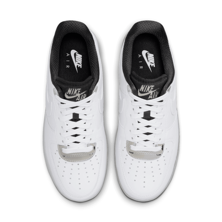 Nike Air Force 1 '07 Low White Metallic Silver Clear (W) Angle 1