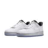 Nike Air Force 1 '07 Low White Metallic Silver Clear (W) Angle 2