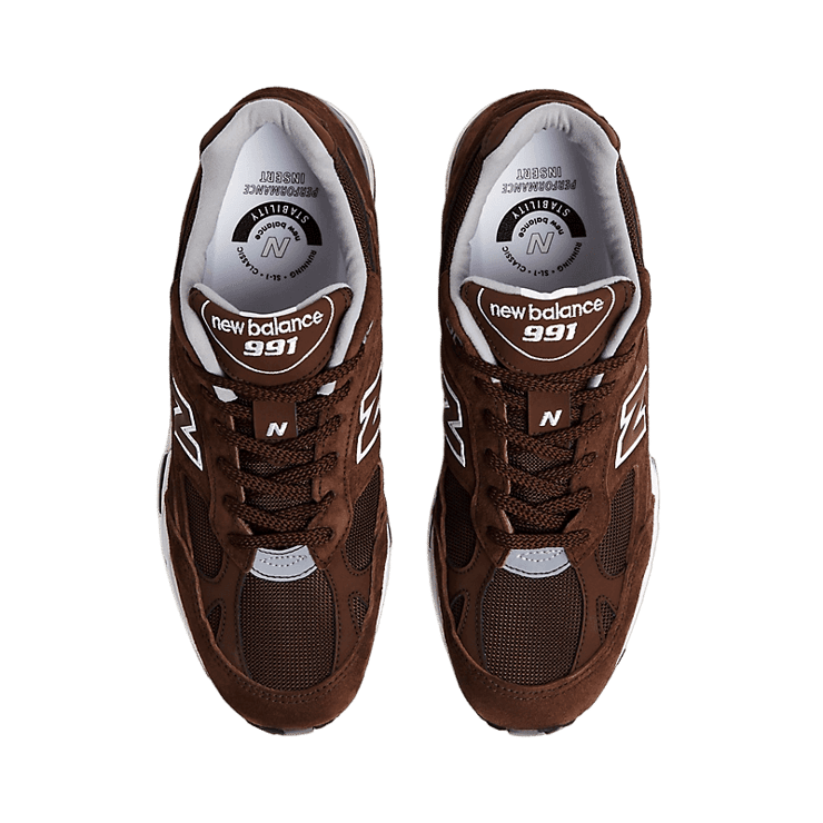 New Balance 991 Made In UK Brown Angle 1