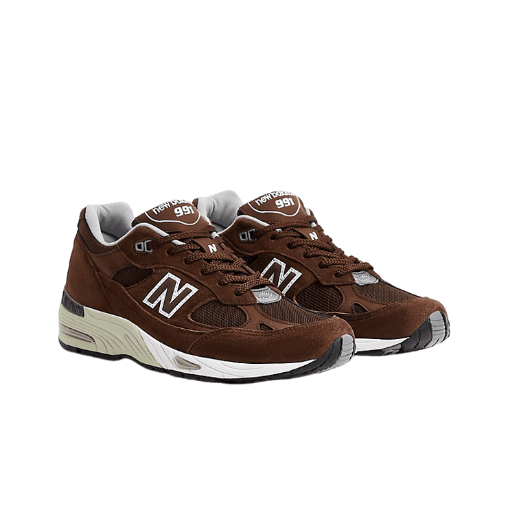 New Balance 991 Made In UK Brown Angle 2