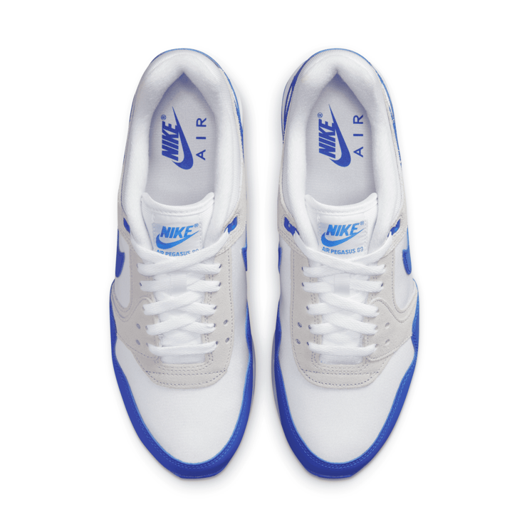 Nike Air Pegasus 89 White Racer Blue Angle 3