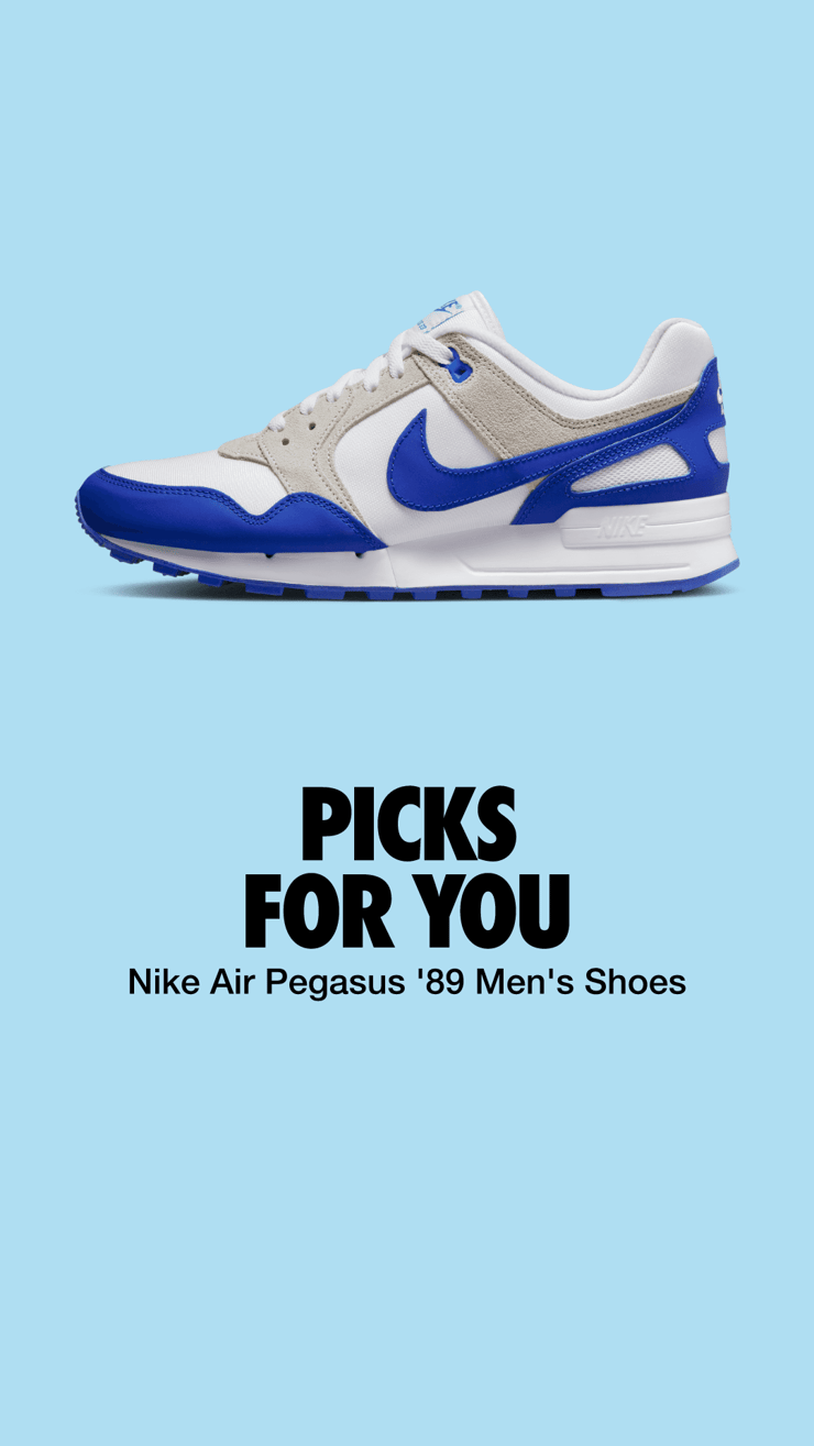 Nike Air Pegasus 89 White Racer Blue Angle 9