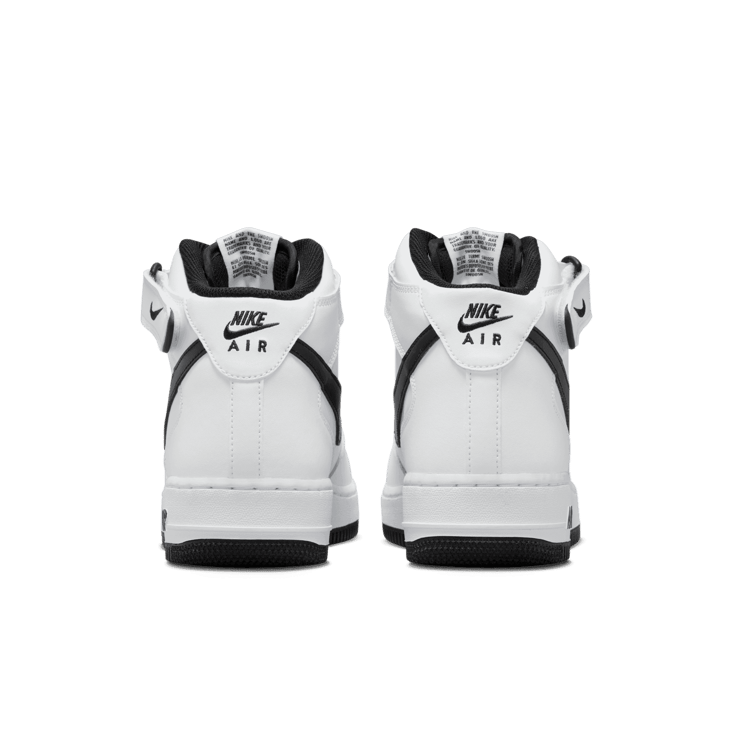 Nike Air Force 1 Mid '07 White Black Angle 4