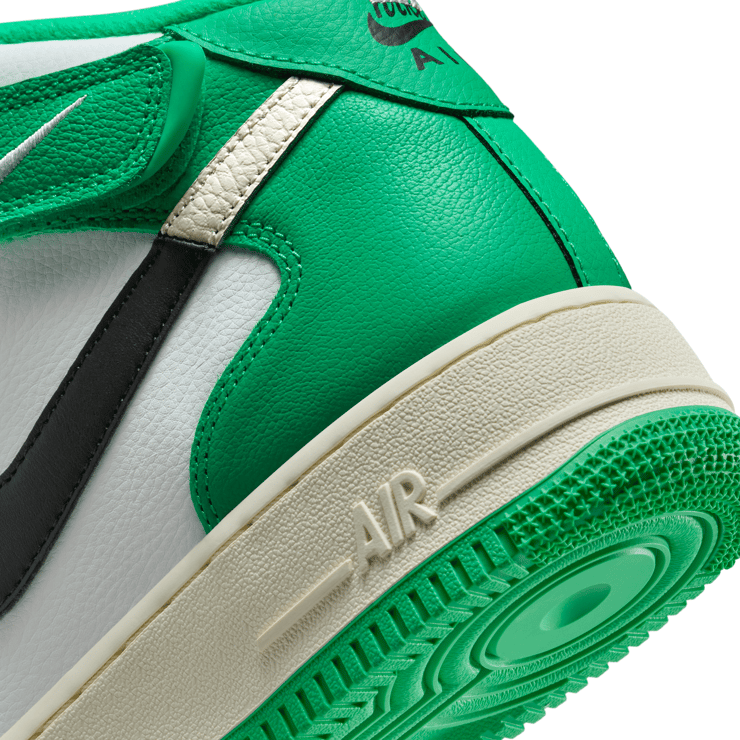 Nike Air Force 1 Mid Split Summit White Stadium Green Angle 4