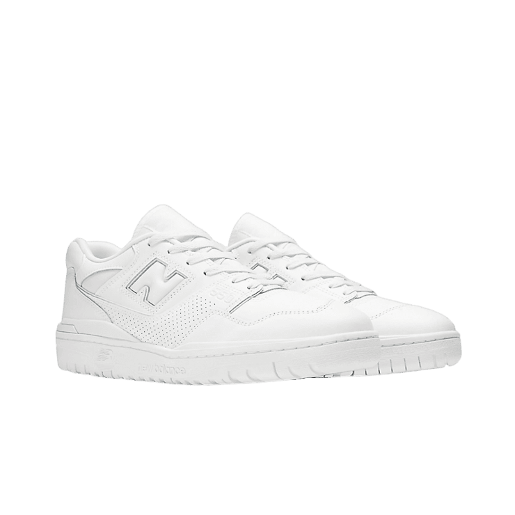 New Balance 550 Triple White Angle 2