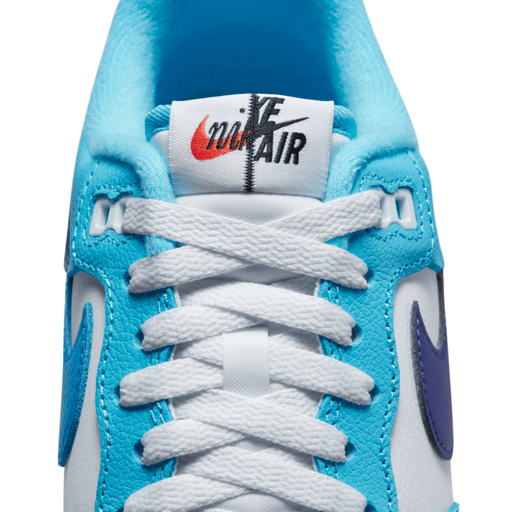 Nike Air Force 1 Low Split Light Photo Blue Deep Royal Blue Angle 5
