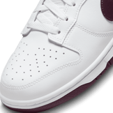 Nike Dunk Low White Night Maroon Angle 5