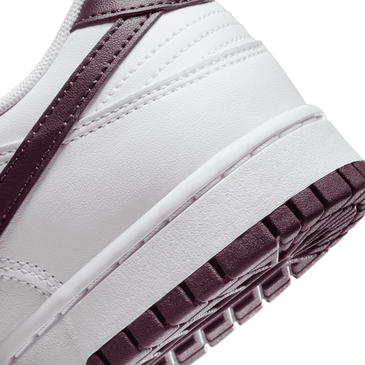 Nike Dunk Low White Night Maroon Angle 6