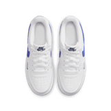 Nike Air Force 1 Low White Game Royal Midnight Navy (GS) Angle 1
