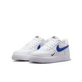 Nike Air Force 1 Low White Game Royal Midnight Navy (GS) Angle 2