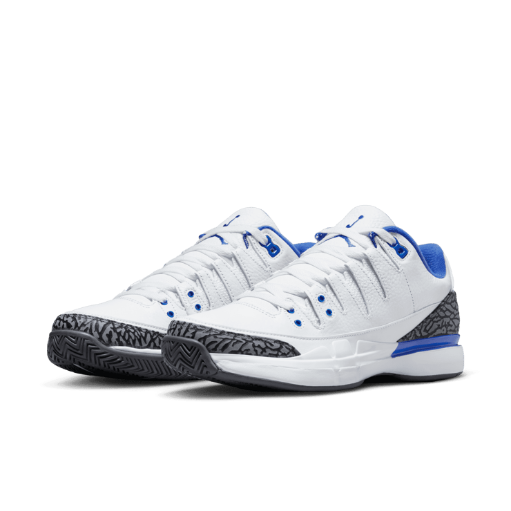 Nike Zoom Vapor AJ3 Racer Blue Angle 2