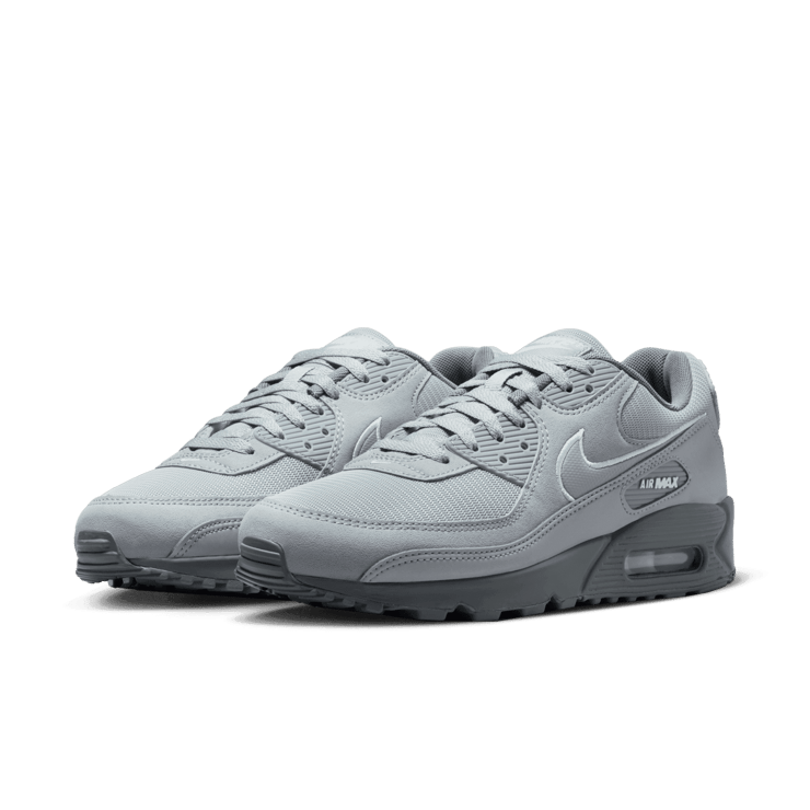 Nike Air Max 90 Wolf Grey White Angle 2