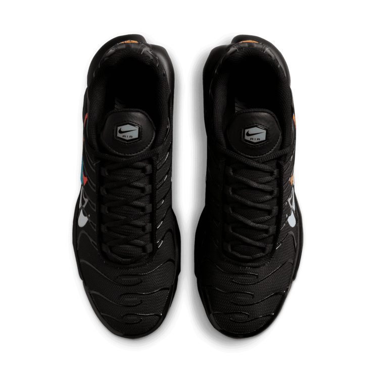 Nike Air Max Plus Quadruple Swoosh Black Angle 1