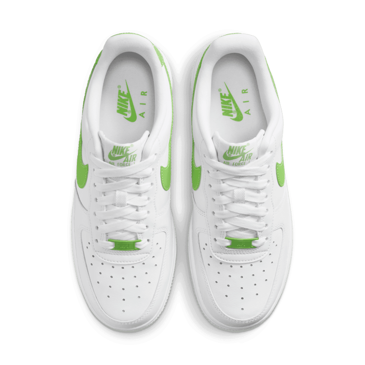 Nike Air Force 1 Low White Action Green (W) Angle 2