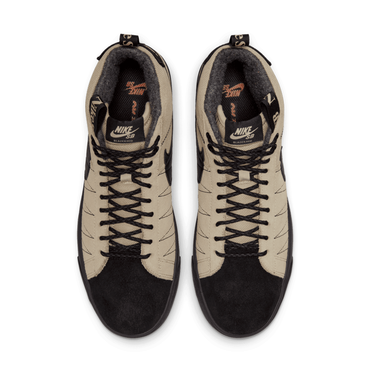 Nike SB Zoom Blazer Mid PRM Acclimate Rattan Black Angle 1