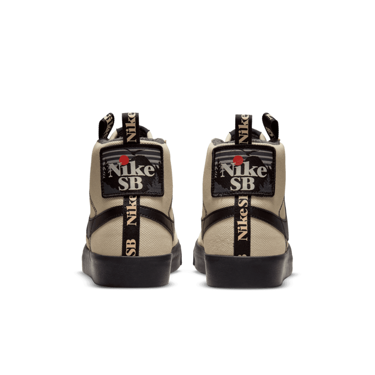 Nike SB Zoom Blazer Mid PRM Acclimate Rattan Black Angle 3