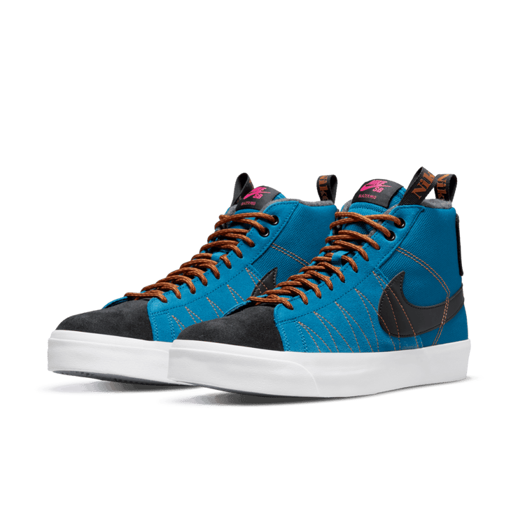 Nike SB Zoom Blazer Mid PRM Marina Pecan Angle 2