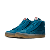 Nike SB Zoom Blazer Mid PRM Plus Green Abyss Gum Angle 3