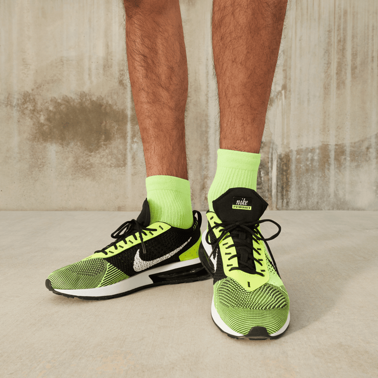 Nike Air Max Flyknit Racer Volt Black Angle 7