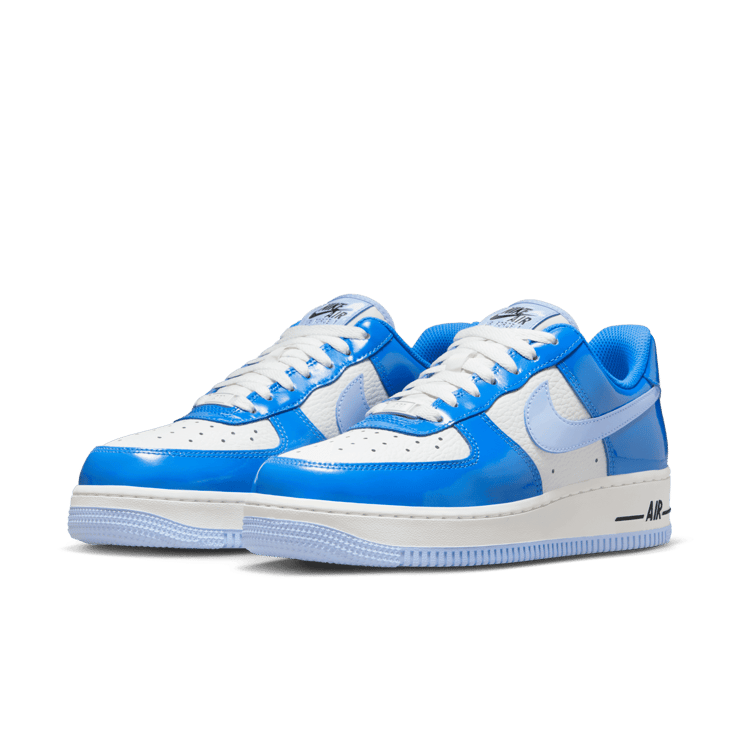 Nike Air Force 1 Low Blue Patent Angle 2