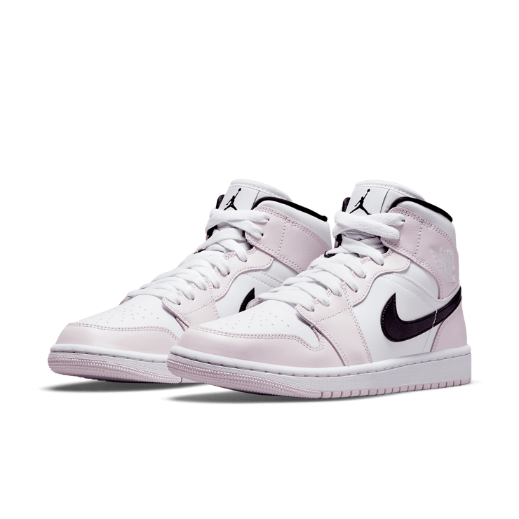 Jordan 1 Mid Barely Rose (W) Angle 2