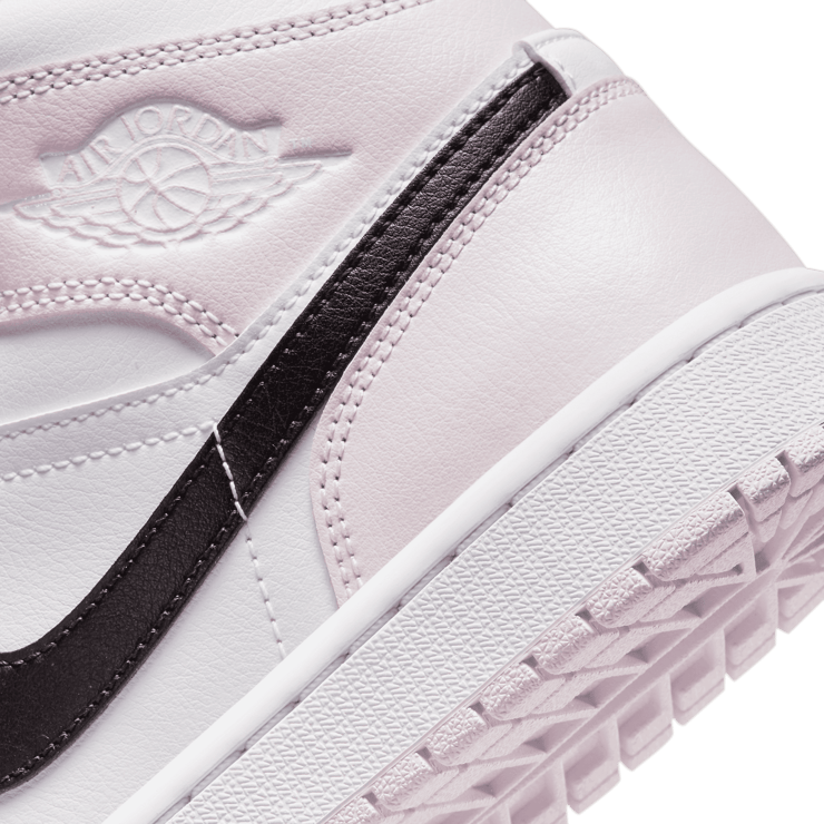 Jordan 1 Mid Barely Rose (W) Angle 5