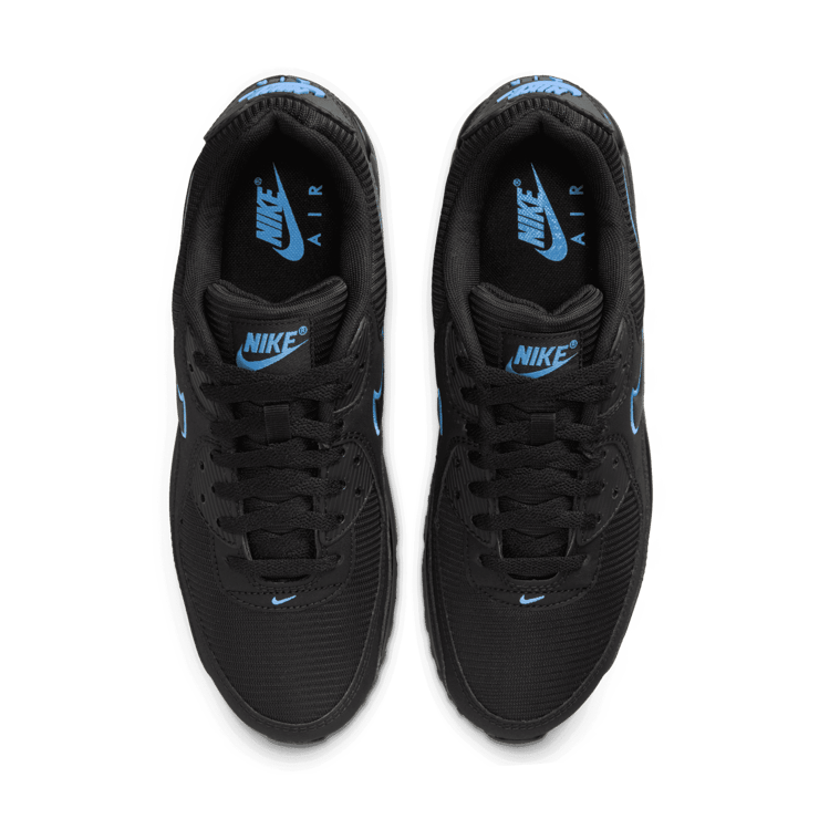 Nike Air Max 90 Black University Blue Angle 1