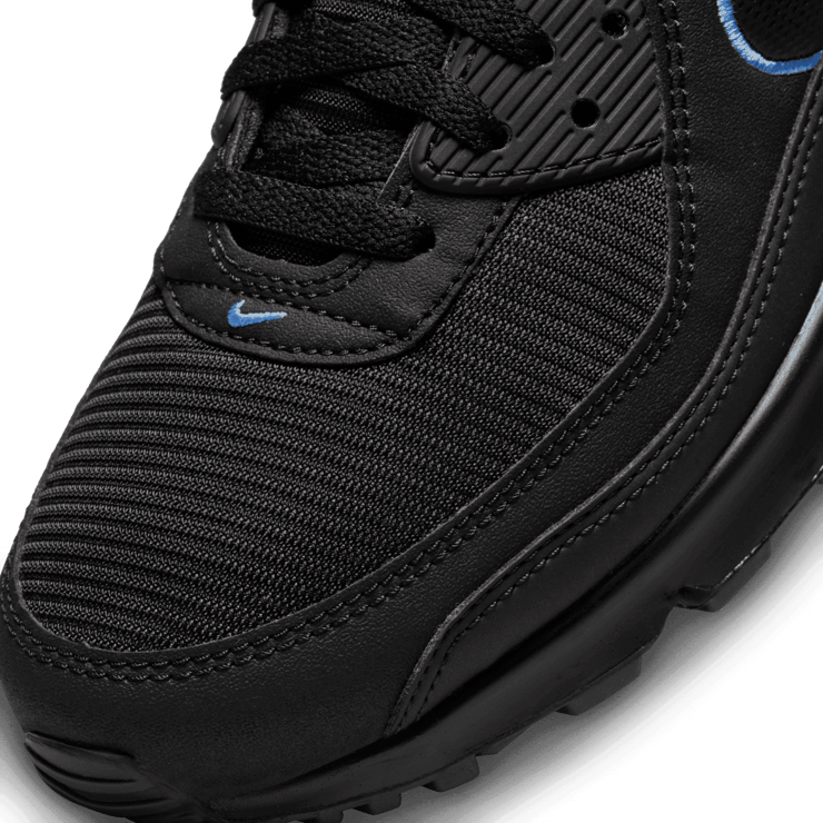 Nike Air Max 90 Black University Blue Angle 4