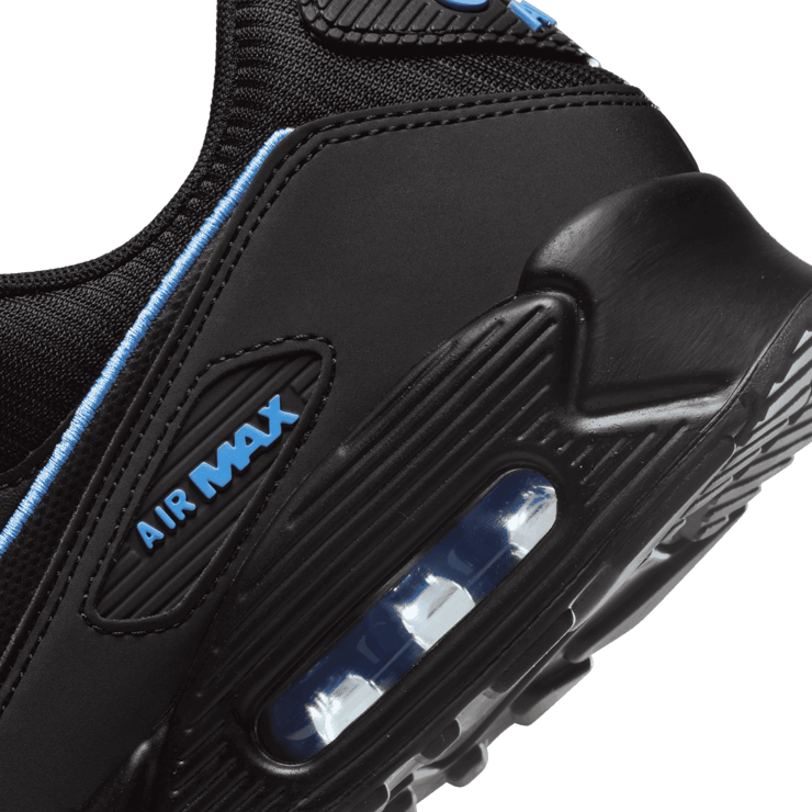 Nike Air Max 90 Black University Blue Angle 5