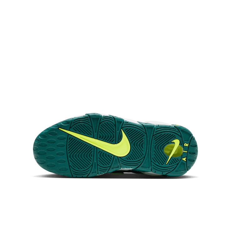 Nike Air More Uptempo Black Volt Geode Teal GS DZ2809 001