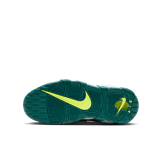 Nike Air More Uptempo Black Volt Geode Teal (GS) Angle 0